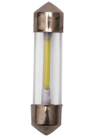 12V 42mm C5W C10W S8 Festoon buislamp COB LED – Multi-voltage