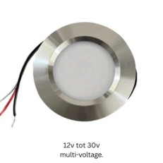 12V spot Rood en wit licht Multi-voltage 10-30V Voor vrachtwagens, trucks, Camper & Boot