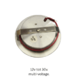 12v, 24v, 10-30v rood en wit licht inbouw spot