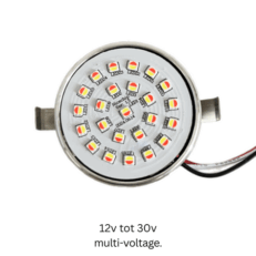 spot Rood en wit licht Multi-voltage 10-30V