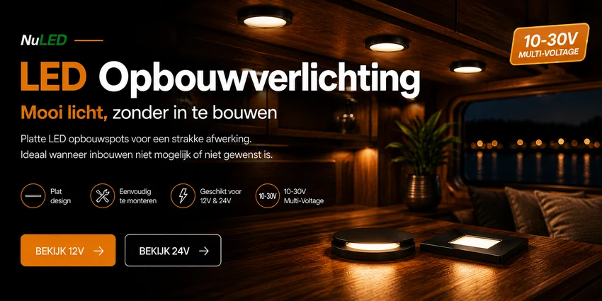 LED opbouwverlichting voor 12V en 24V