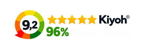 Kiyoh - 9,2 - 96% beveelt NuLED aan